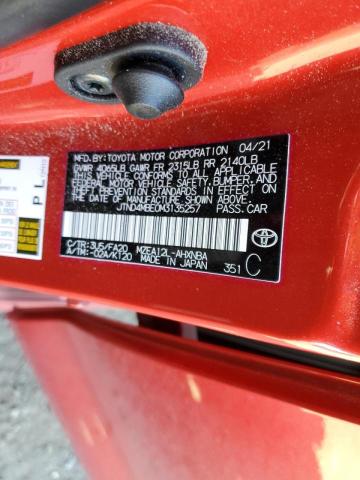 Photo 10 from auction – 2021 TOYOTA COROLLA SE with VIN JTND4MBE0M3135257