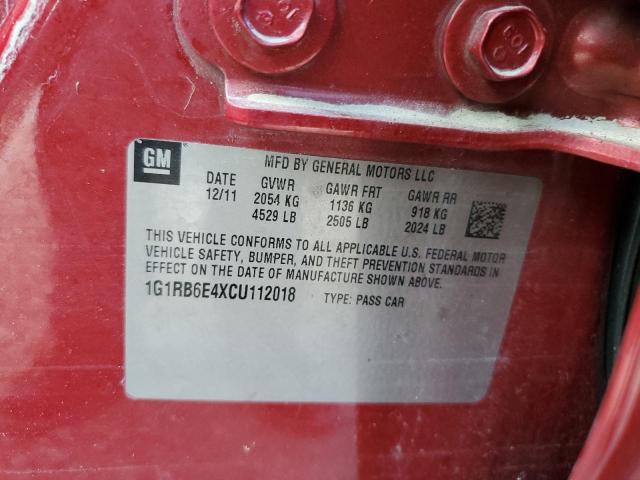 Photo 10 from auction – 2012 CHEVROLET VOLT with VIN 1G1RB6E4XCU112018