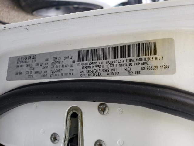 Photo 10 from auction – 2020 RAM 1500 CLASS with VIN 1C6RR6FG0LS138366