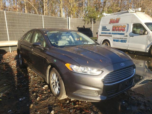 FORD FUSION S 2015 with VIN 3FA6P0G74FR142049 - Photo from auction