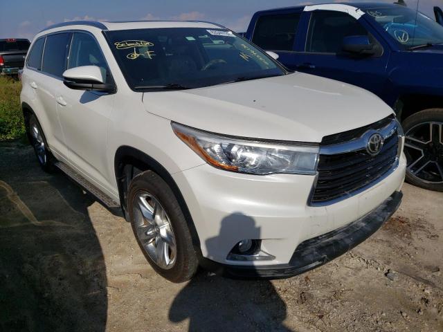 TOYOTA HIGHLANDER 2014 with VIN 5TDDKRFH7ES032705 - Photo from auction