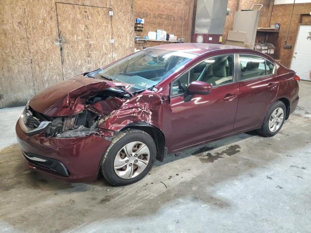 HONDA CIVIC LX 2014 with VIN 19XFB2F51EE251126 - Photo from auction