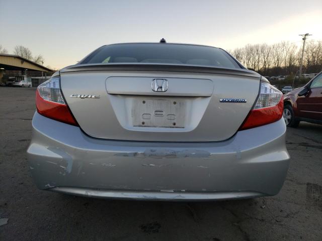 Photo 6 from auction – 2012 HONDA CIVIC HYBR with VIN JHMFB4F24CS007125