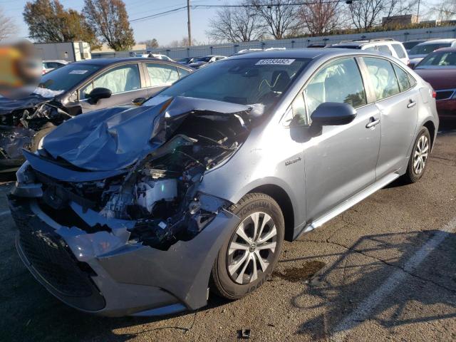 TOYOTA COROLLA LE 2021 with VIN JTDEAMDE5MJ024794 - Photo from auction