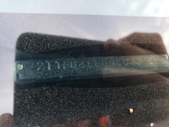 Photo 10 from auction – 2013 TOYOTA COROLLA BA with VIN 2T1BU4EE0DC055164