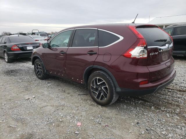 Photo 2 from auction – 2016 HONDA CR-V SE with VIN 2HKRM3H46GH569579