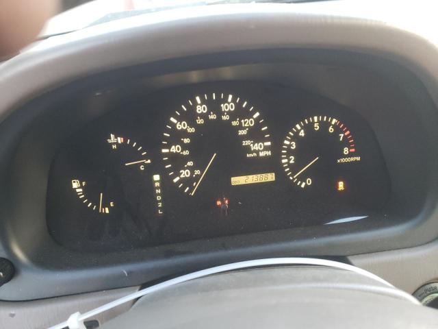 Photo 9 from auction – 2001 LEXUS RX 300 with VIN JTJGF10U910109075