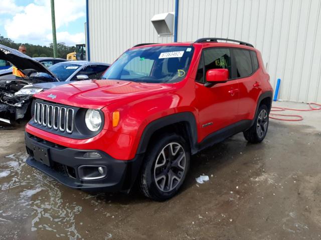 JEEP RENEGADE L 2015 with VIN ZACCJBBT0FPB64721 - Photo from auction
