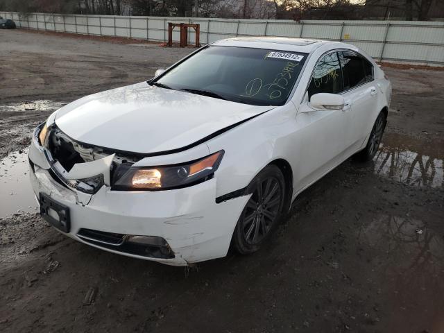 ACURA TL SE 2014 with VIN 19UUA8F38EA002807 - Photo from auction