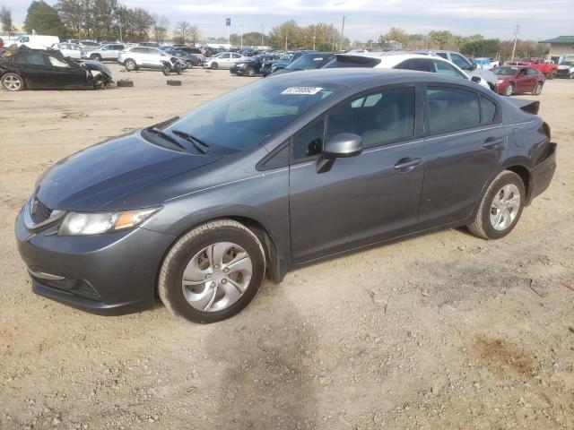 HONDA CIVIC LX 2013 with VIN 19XFB2F5XDE096378 - Photo from auction