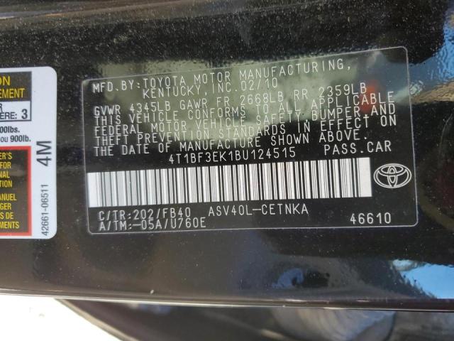 Photo 10 from auction – 2011 TOYOTA CAMRY BASE with VIN 4T1BF3EK1BU124515