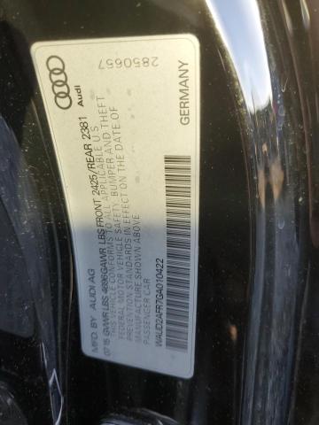 Photo 10 from auction – 2016 AUDI A5 QUATTRO with VIN WAUD2AFR7GA010422