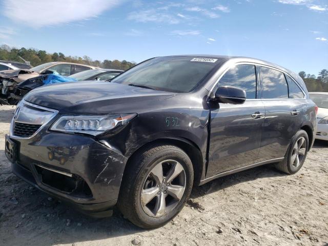 ACURA MDX 2014 with VIN 5FRYD3H28EB011849 - Photo from auction