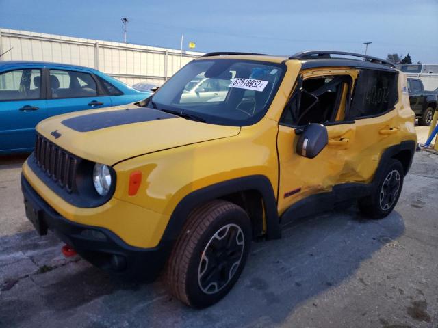 JEEP RENEGADE T 2015 with VIN ZACCJBCT6FPB88585 - Photo from auction