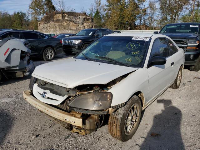 Photo 2 from auction – 2001 HONDA CIVIC LX with VIN 1HGEM22501L106156