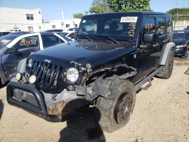 JEEP WRANGLER U 2015 with VIN 1C4BJWDG3FL575698 - Photo from auction