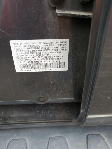 Photo 14 from auction – 2009 HONDA PILOT TOUR with VIN 5FNYF48859B031441