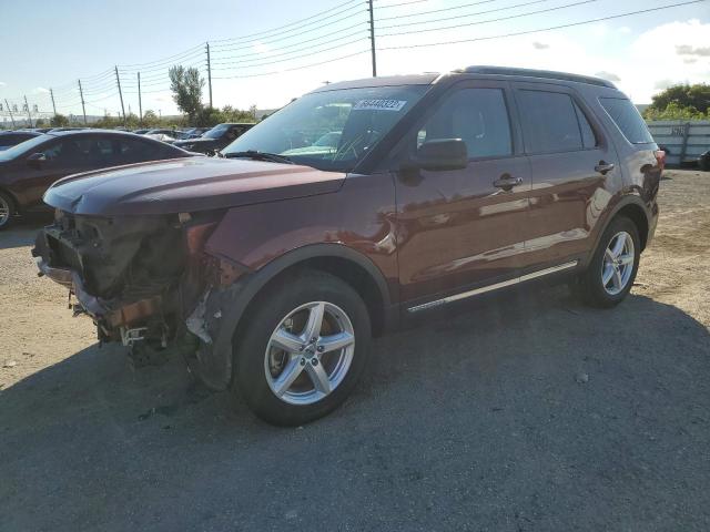 FORD EXPLORER X 2018 with VIN 1FM5K7DH7JGC22340 - Photo from auction