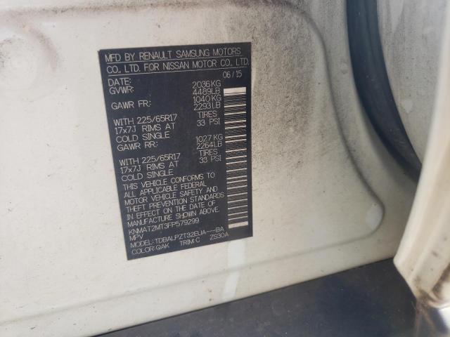 Photo 10 from auction – 2015 NISSAN ROGUE S with VIN KNMAT2MT3FP579299