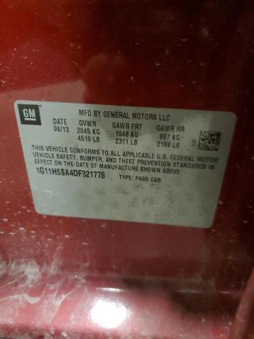 Photo 10 from auction – 2013 CHEVROLET MALIBU LTZ with VIN 1G11H5SA4DF321776