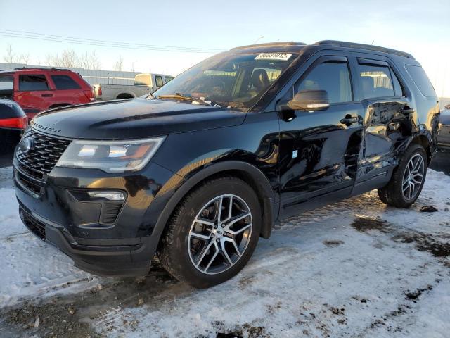 FORD EXPLORER S 2018 with VIN 1FM5K8GT0JGB00988 - Photo from auction