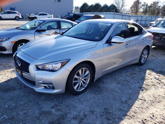 INFINITI Q50 BASE 2014 with VIN JN1BV7AR3EM703403 - Photo from auction