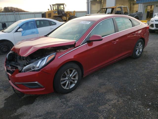 HYUNDAI SONATA SE 2017 with VIN 5NPE24AF8HH510055 - Photo from auction