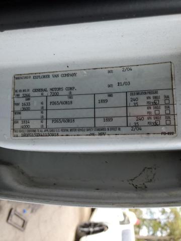 Photo 10 from auction – 2004 GMC SAVANA RV with VIN 1GDFG15TX41150918