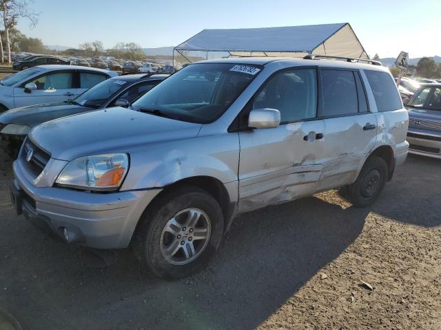 HONDA PILOT EX 2003 with VIN 2HKYF18433H502801 - Photo from auction