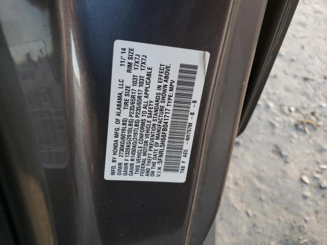 Photo 10 from auction – 2015 HONDA ODYSSEY EX with VIN 5FNRL5H68FB041717