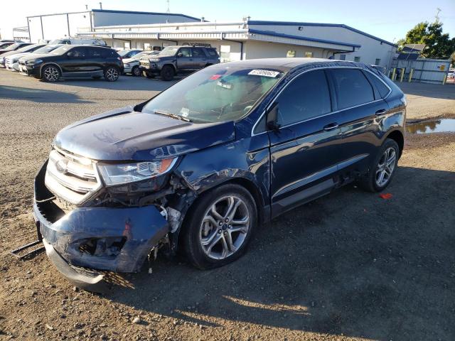 FORD EDGE TITAN 2017 with VIN 2FMPK3K9XHBC55511 - Photo from auction