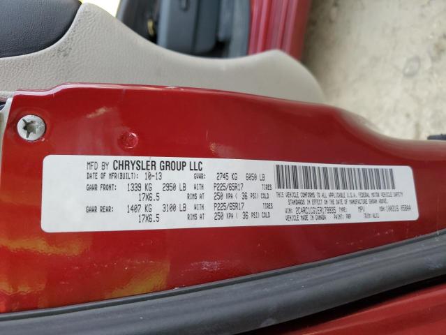 Photo 10 from auction – 2014 CHRYSLER TOWN & COU with VIN 2C4RC1CG1ER179935