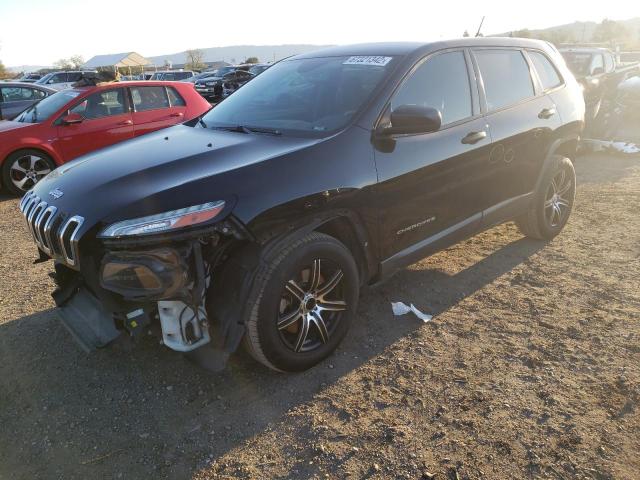 Photo 1 from auction – 2016 JEEP CHEROKEE S with VIN 1C4PJLAB1GW135606