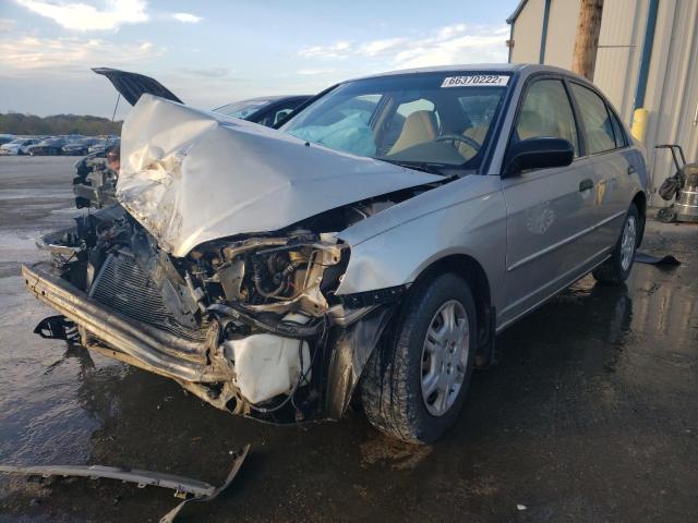 HONDA CIVIC LX 2001 with VIN 2HGES16551H599467 - Photo from auction