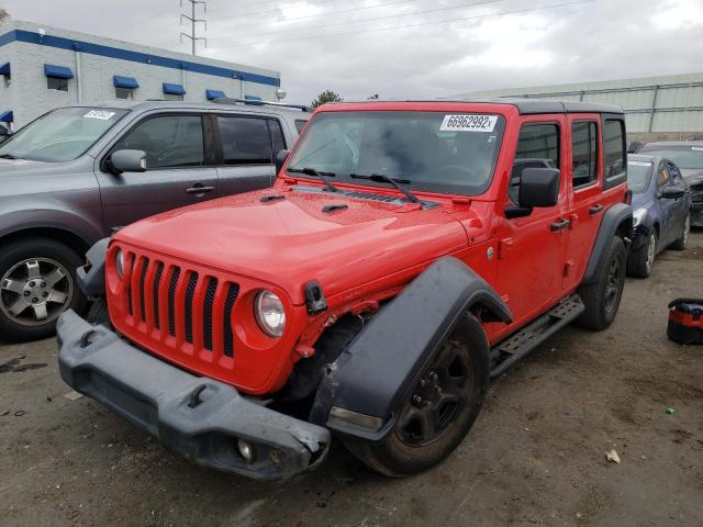 JEEP WRANGLER U 2018 with VIN 1C4HJXDN7JW240210 - Photo from auction