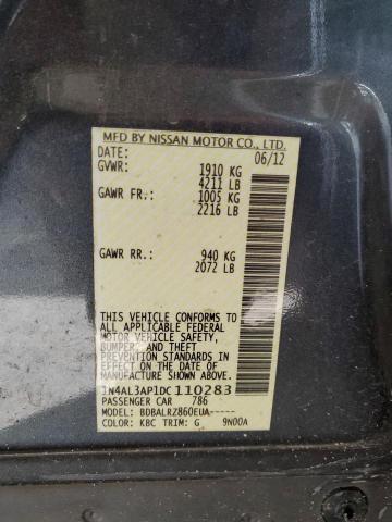 Photo 10 from auction – 2013 NISSAN ALTIMA 2.5 with VIN 1N4AL3AP1DC110283