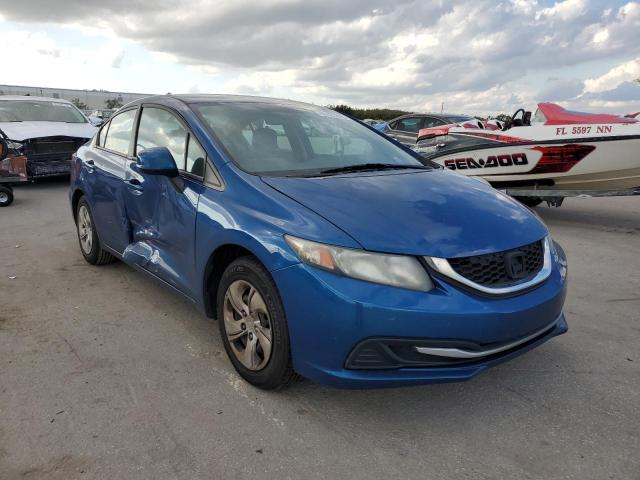 HONDA CIVIC LX 2013 with VIN 19XFB2F51DE245518 - Photo from auction