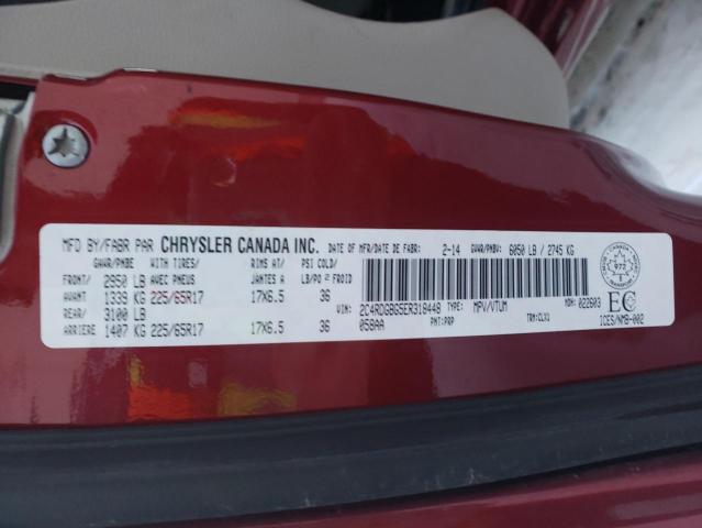 Photo 14 from auction – 2014 DODGE GRAND CARA with VIN 2C4RDGBG5ER318448