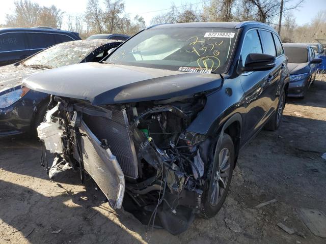 TOYOTA HIGHLANDER 2018 with VIN 5TDJZRFH4JS910230 - Photo from auction