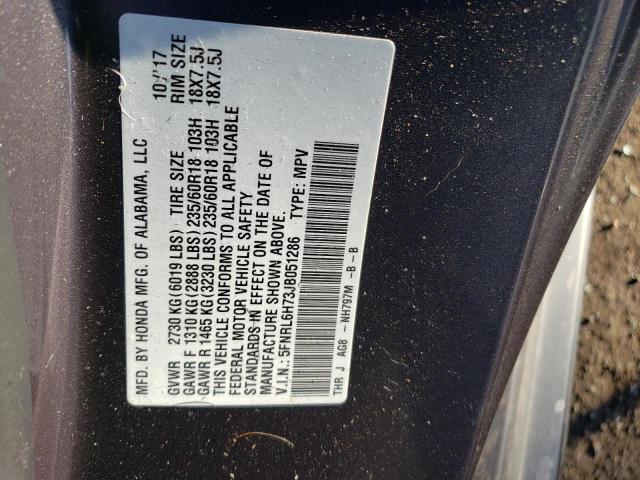 Photo 14 from auction – 2018 HONDA ODYSSEY EX with VIN 5FNRL6H73JB051286