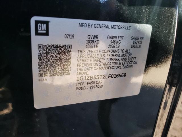 Photo 10 from auction – 2020 CHEVROLET MALIBU LS with VIN 1G1ZB5ST2LF016569