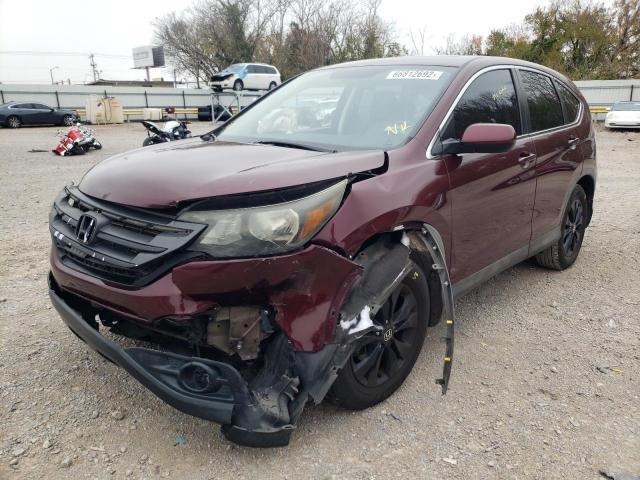HONDA CR-V EX 2014 with VIN 5J6RM3H53EL025102 - Photo from auction