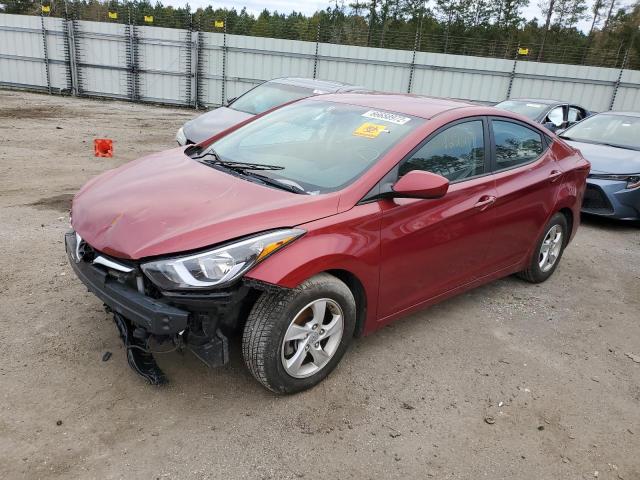 HYUNDAI ELANTRA SE 2014 with VIN 5NPDH4AE2EH491886 - Photo from auction