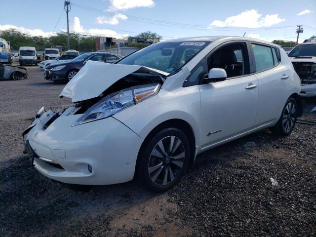 NISSAN LEAF S 2015 with VIN 1N4AZ0CPXFC313590 - Photo from auction
