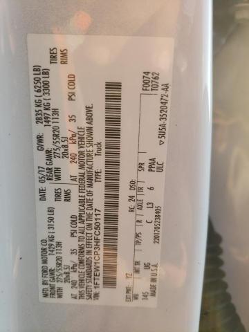 Photo 10 from auction – 2017 FORD F150 SUPER with VIN 1FTEW1CP3HFC50117