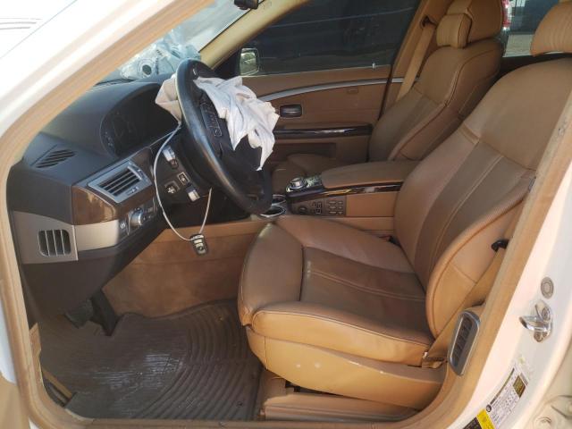 Photo 7 from auction – 2007 BMW 750 with VIN WBAHN83587DT67108