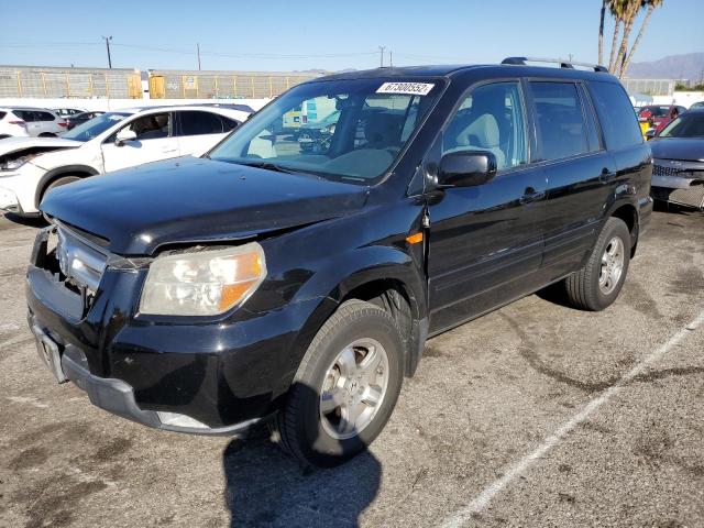 HONDA PILOT EX 2007 with VIN 2HKYF18457H503826 - Photo from auction
