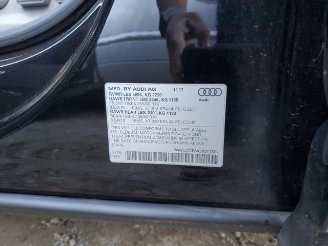 Photo 14 from auction – 2018 AUDI Q3 PREMIUM with VIN WA1JCCFSXJR017692
