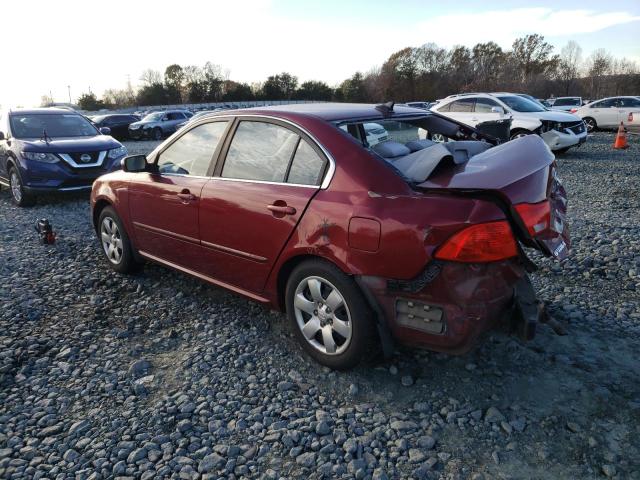 Photo 2 from auction – 2009 KIA OPTIMA LX with VIN KNAGE228395352999