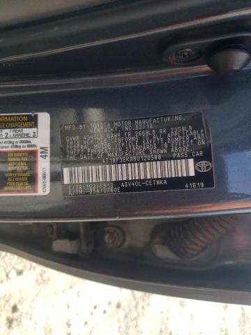Photo 10 from auction – 2011 TOYOTA CAMRY BASE with VIN 4T1BF3EK8BU120588